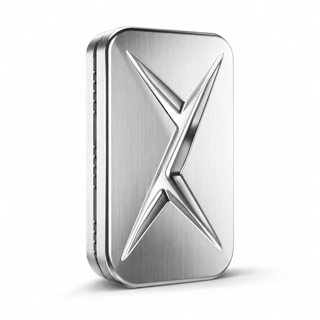 Futuristic X-Cyber Magnetic Fidget Slider - Metal Multi-Directional EDC Push Card Toy