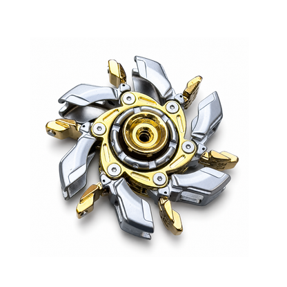 Steampunk Mechanical Gear Fidget Spinner - Brass Metal EDC Spinner & Linkage Decompression Toy