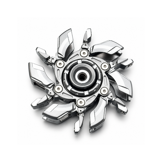 Steampunk Mechanical Gear Fidget Spinner - Brass Metal EDC Spinner & Linkage Decompression Toy