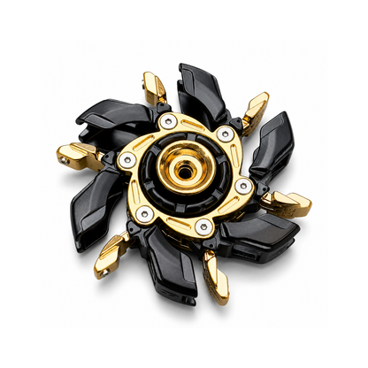 Steampunk Mechanical Gear Fidget Spinner - Brass Metal EDC Spinner & Linkage Decompression Toy