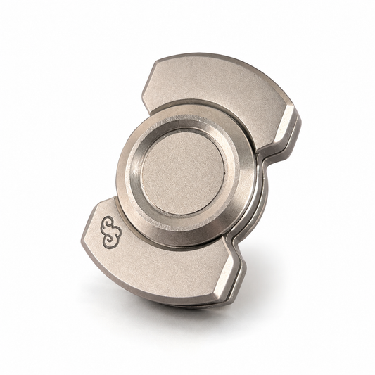 Premium Metal Mechanical Fidget Toy - Executive Office Desk Gear & Slim Anti-Anxiety Tactile Clicker