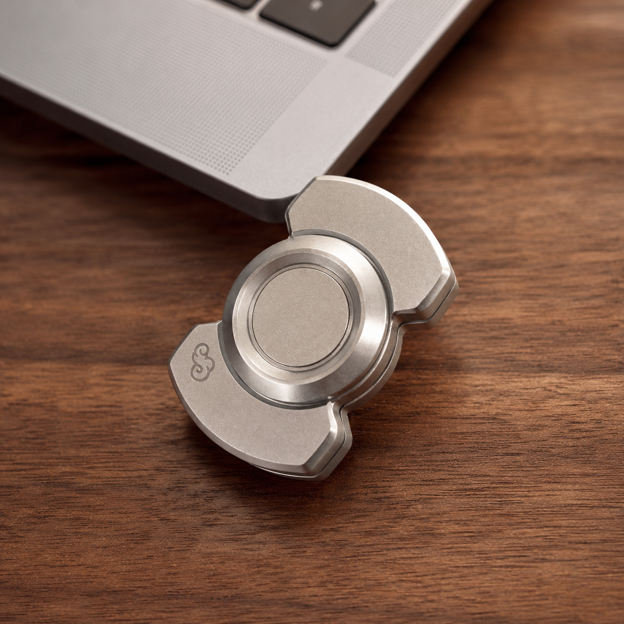 Premium Metal Mechanical Fidget Toy - Executive Office Desk Gear & Slim Anti-Anxiety Tactile Clicker