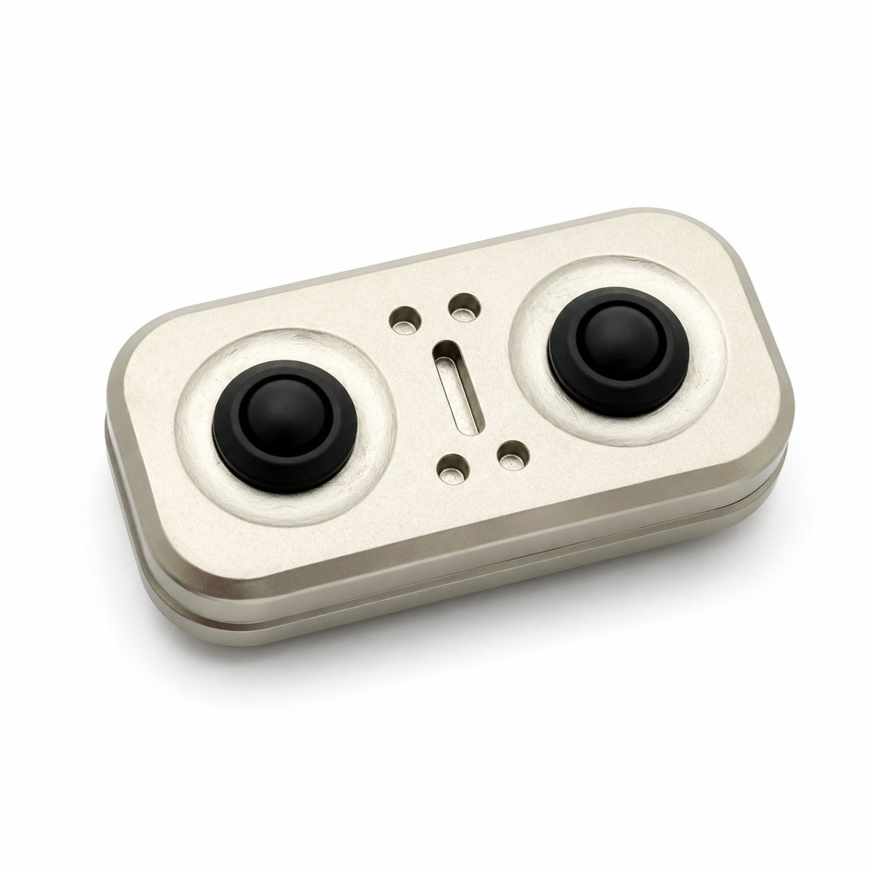 Cyberpunk Evil Eye Magnetic Fidget Slider - Metal Cat Eye EDC Push Card Toy for Stress Relief