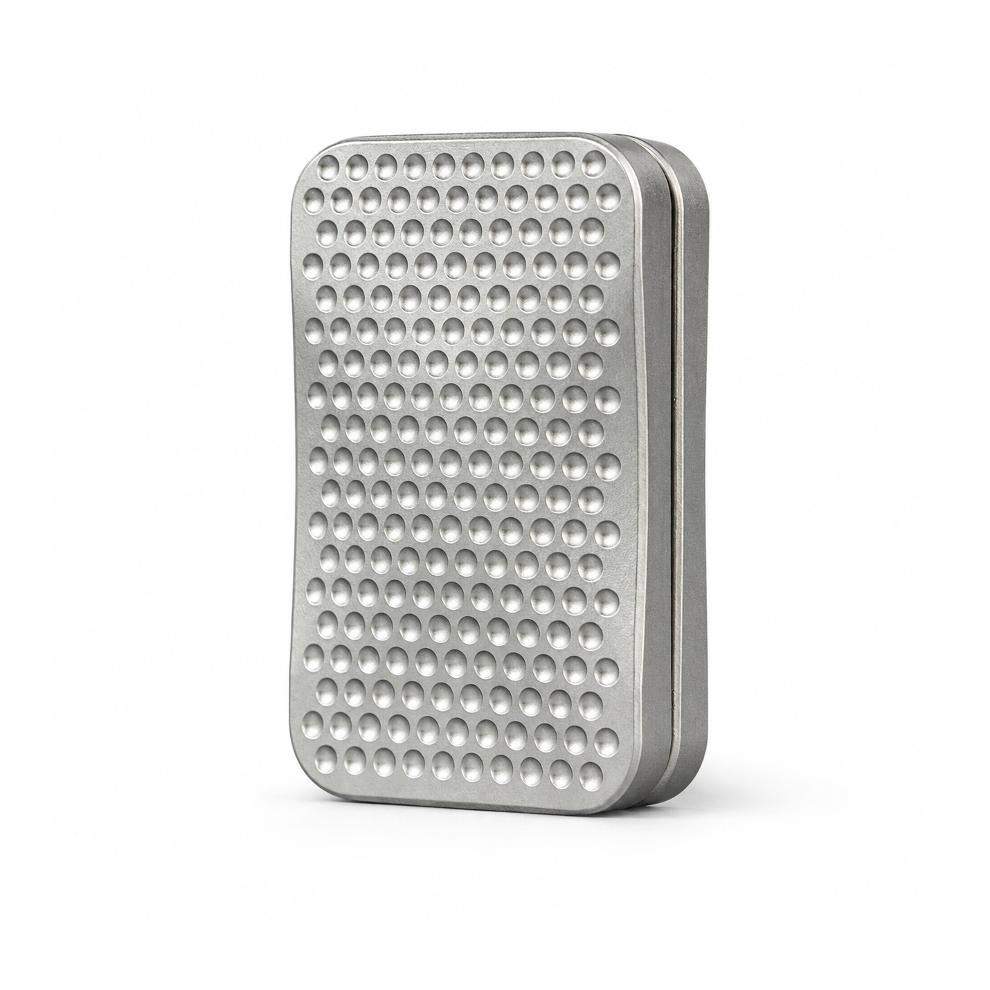 Minimalist Magnetic Fidget Slider - Metal Dimple Texture EDC Push Card Toy for Stress Relief