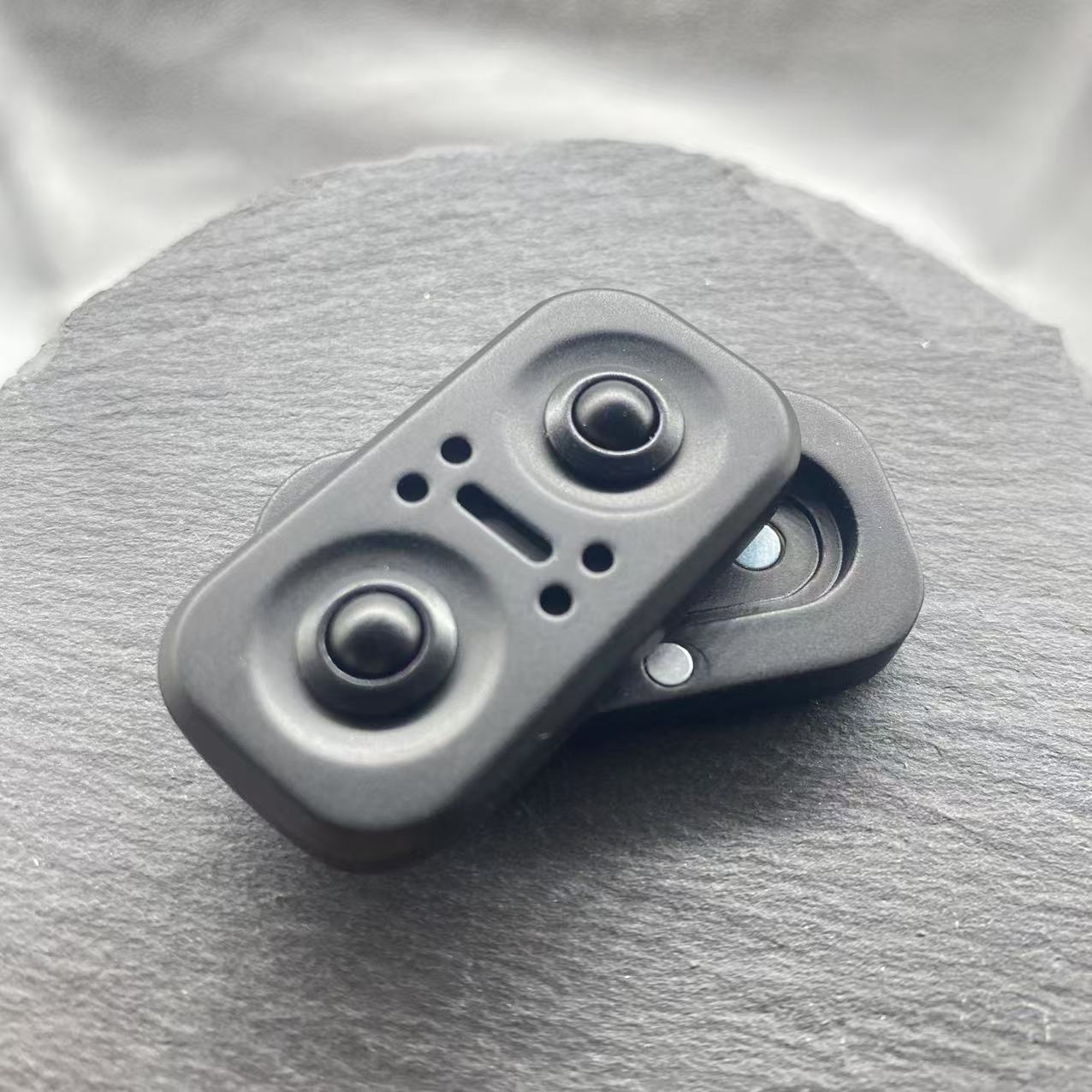 Cyberpunk Evil Eye Magnetic Fidget Slider - Metal Cat Eye EDC Push Card Toy for Stress Relief