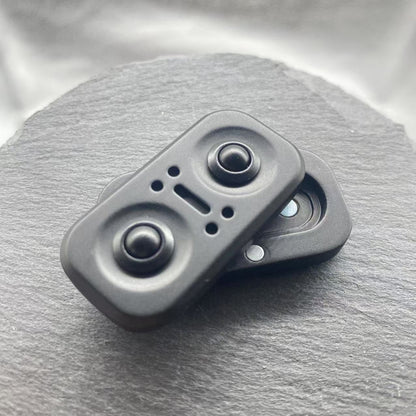Cyberpunk Evil Eye Magnetic Fidget Slider - Metal Cat Eye EDC Push Card Toy for Stress Relief