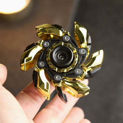 Steampunk Mechanical Gear Fidget Spinner - Brass Metal EDC Spinner & Linkage Decompression Toy