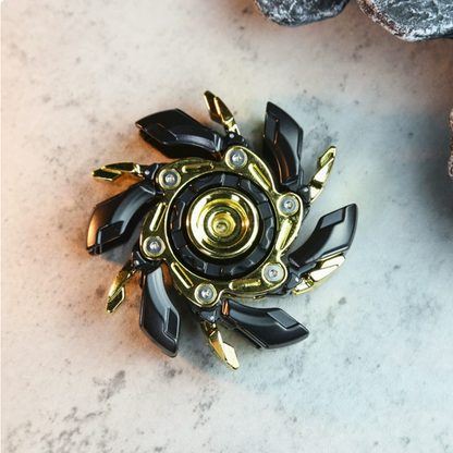 Steampunk Mechanical Gear Fidget Spinner - Brass Metal EDC Spinner & Linkage Decompression Toy