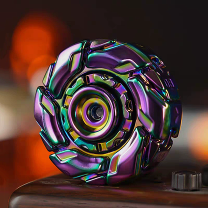 Steampunk Mechanical Gear Fidget Spinner - Brass Metal EDC Spinner & Linkage Decompression Toy