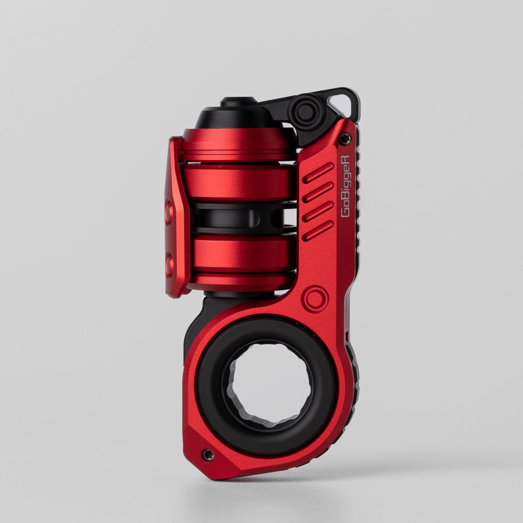 Cyberpunk Mechanical Ring Fidget Spinner - Metal EDC Gyro & Roller Decompression Toy for Stress Relief