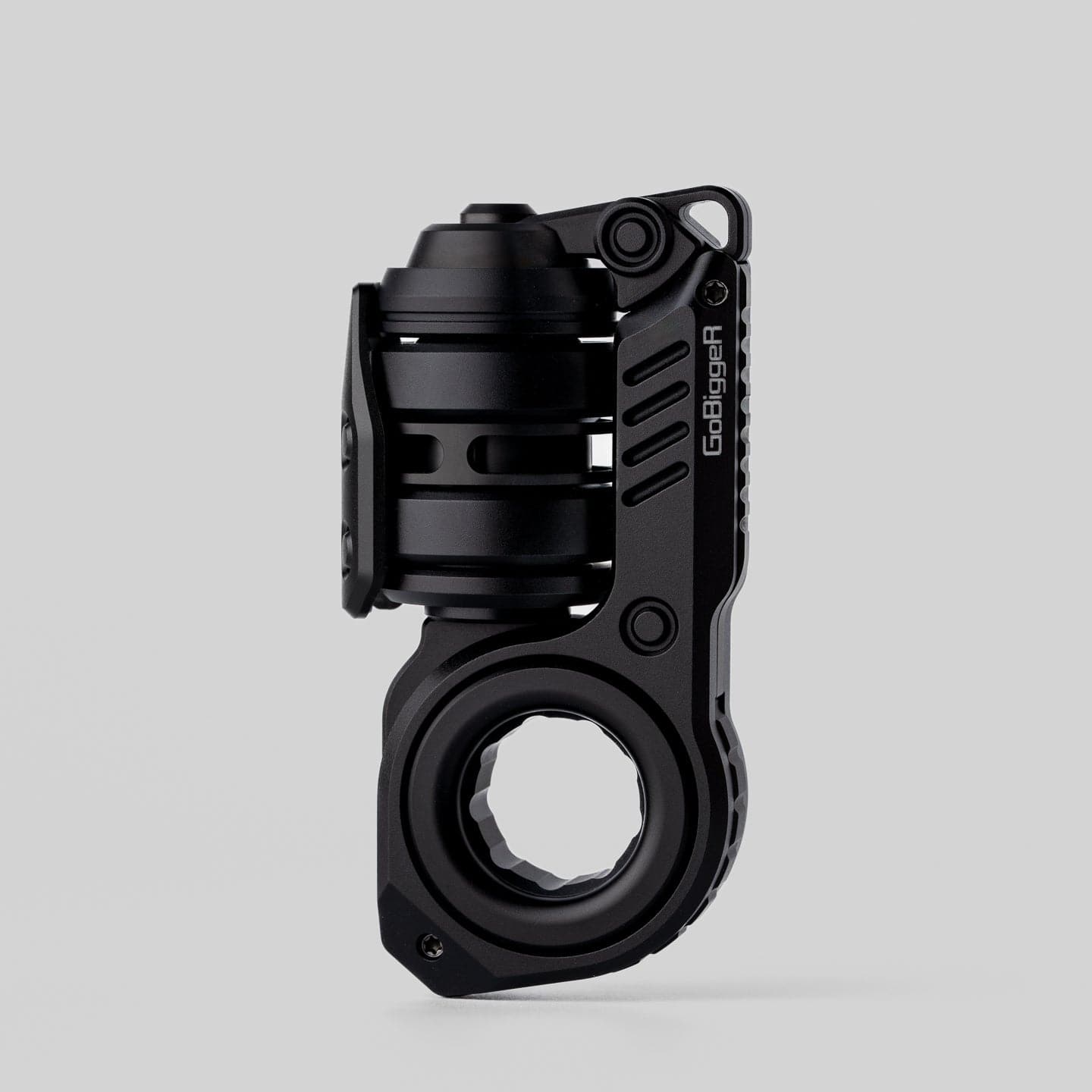 Cyberpunk Mechanical Ring Fidget Spinner - Metal EDC Gyro & Roller Decompression Toy for Stress Relief
