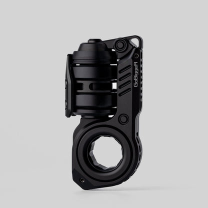 Cyberpunk Mechanical Ring Fidget Spinner - Metal EDC Gyro & Roller Decompression Toy for Stress Relief